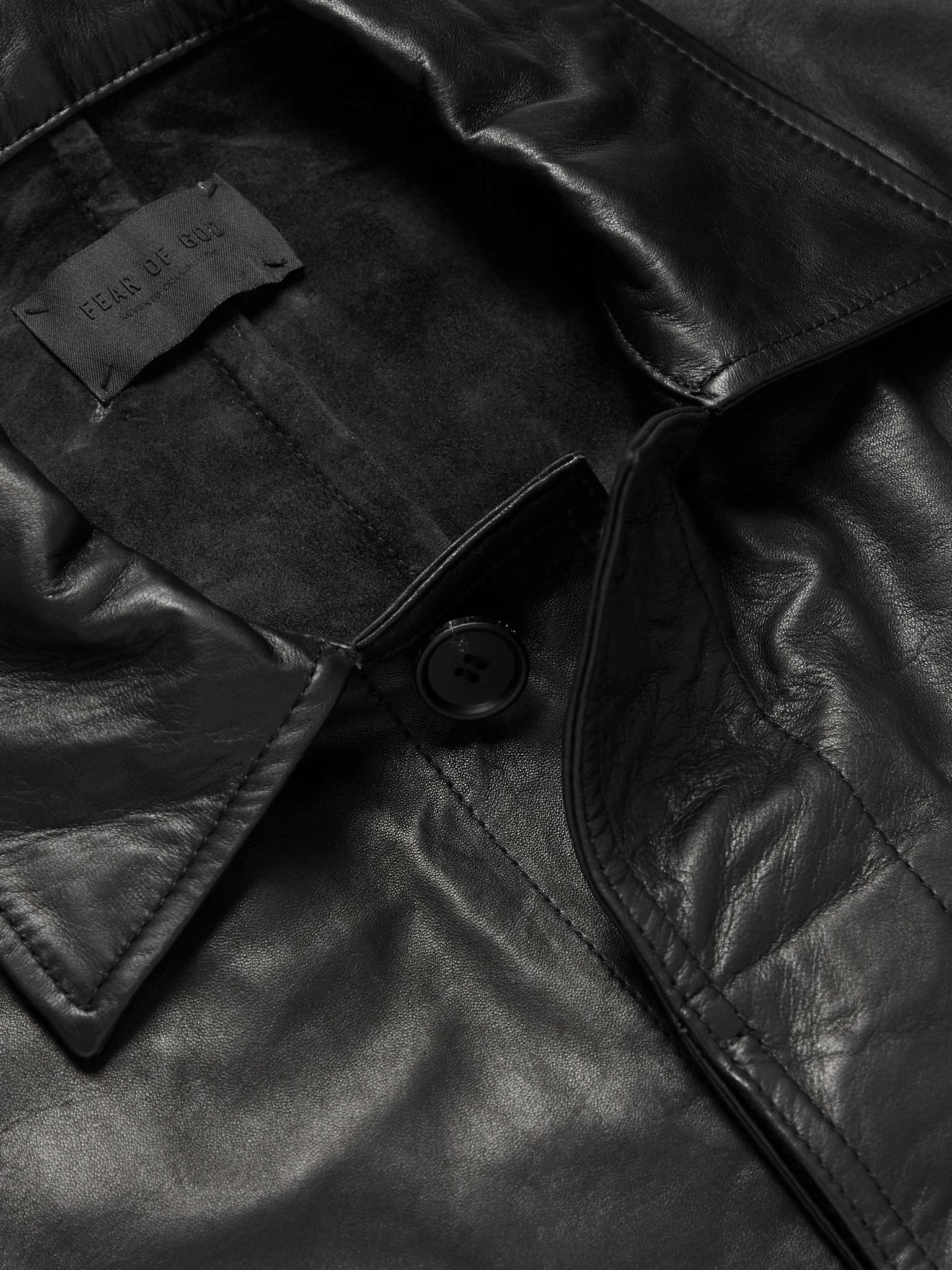 Leather Car Coat - 5