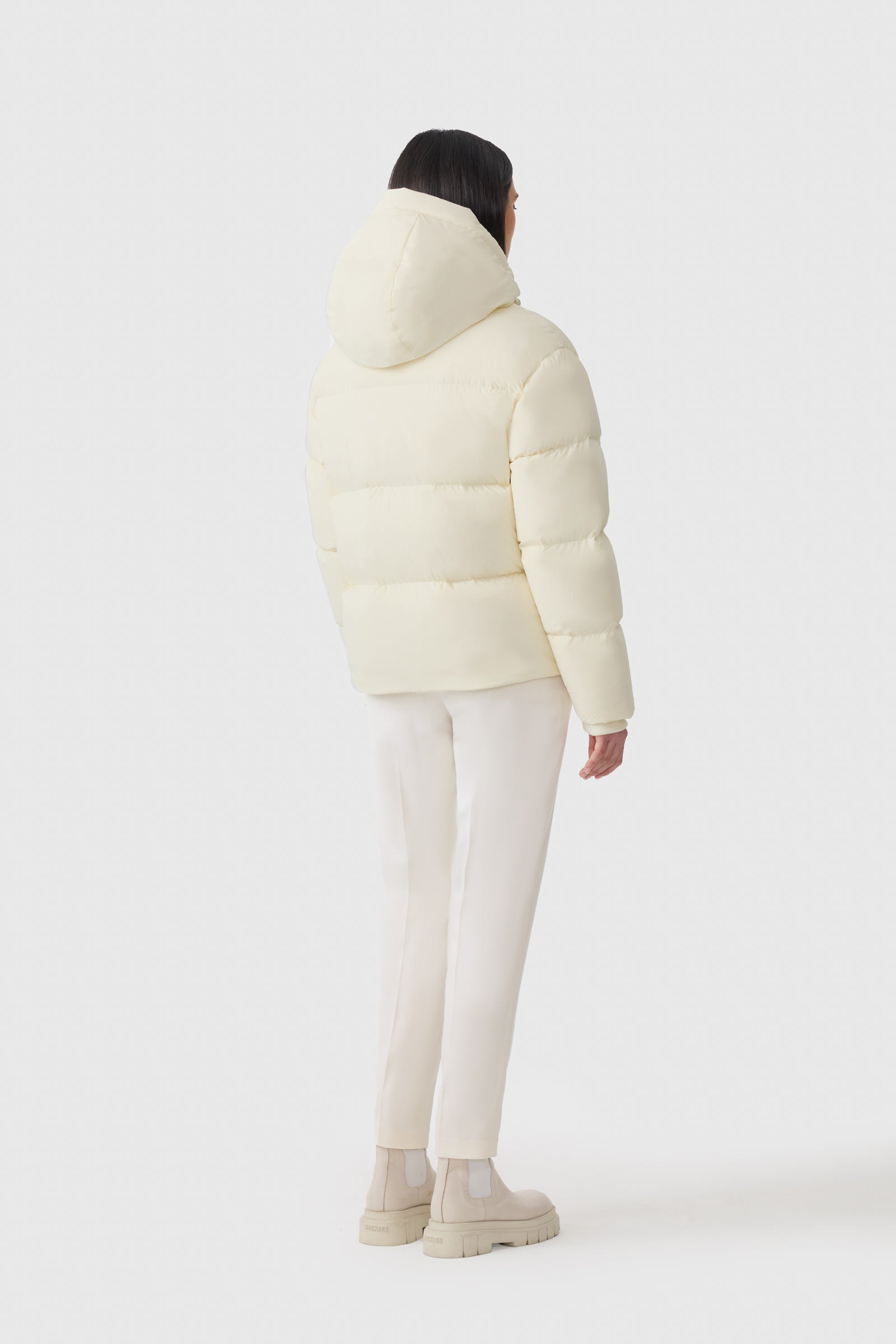 GREER-STR Medium Down Jacket With Hood and Storm Visor - 4