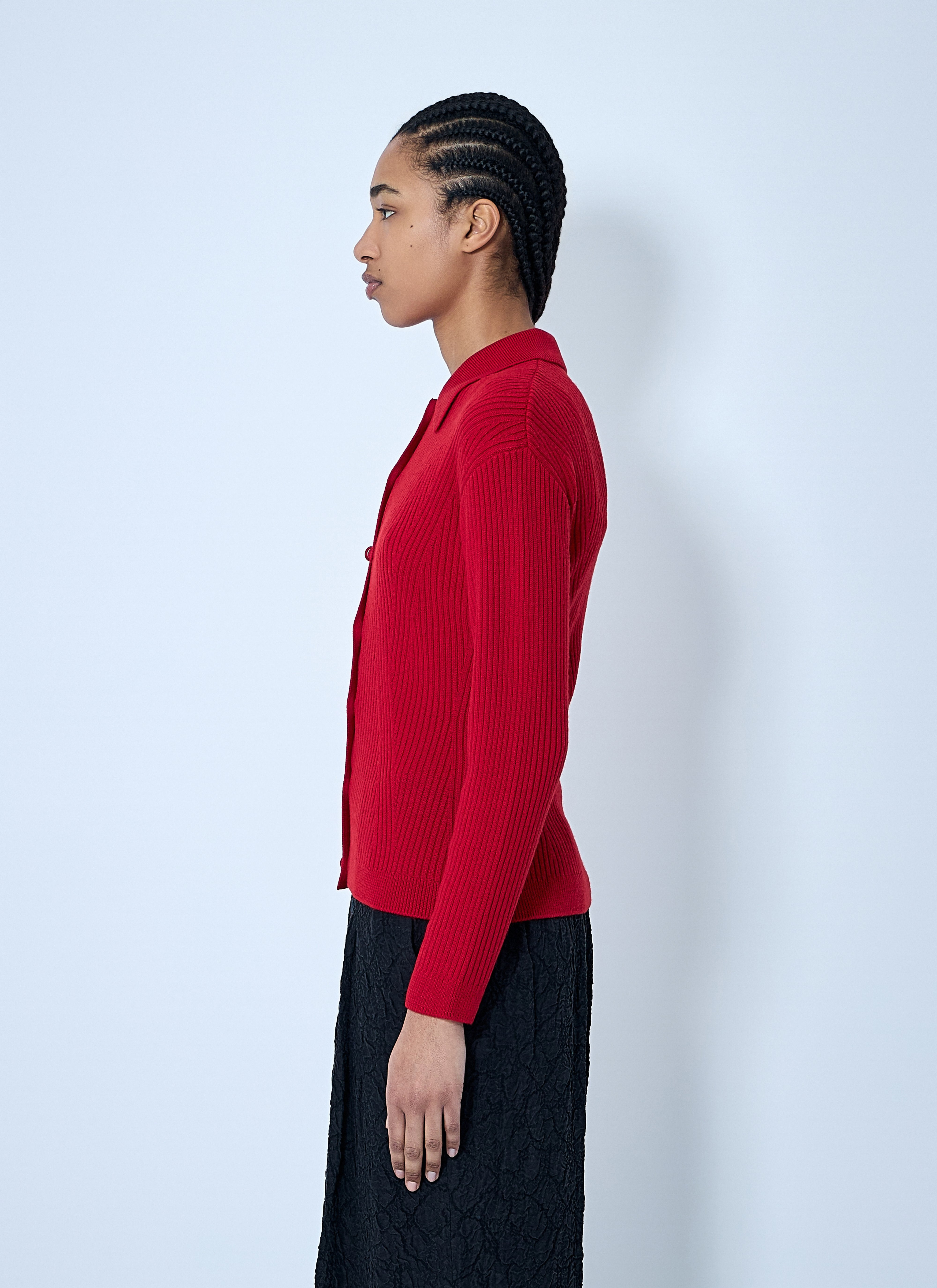 Dries Van Noten Women Rib Cardigan - 3