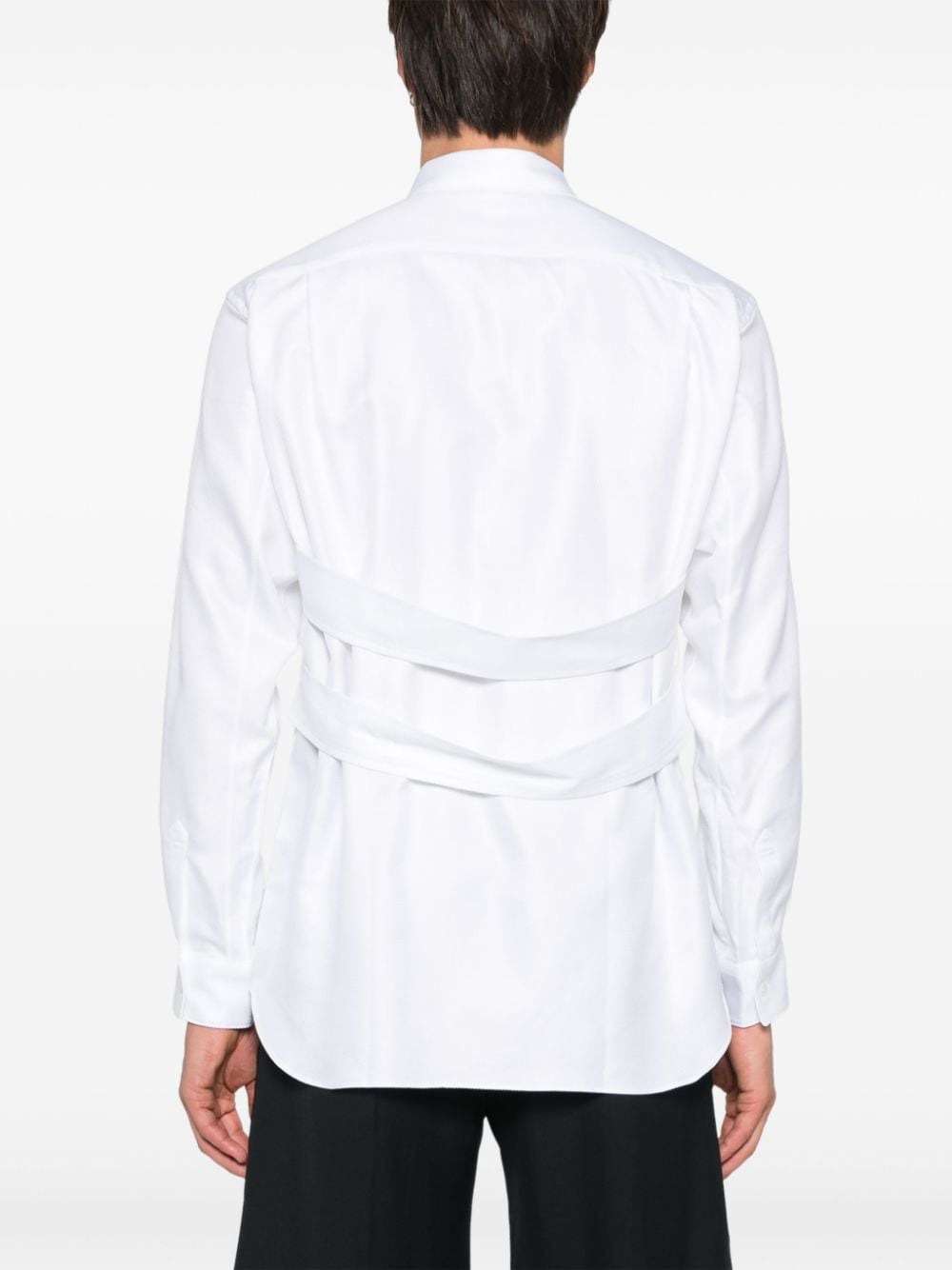 patterned-jacquard shirt - 4