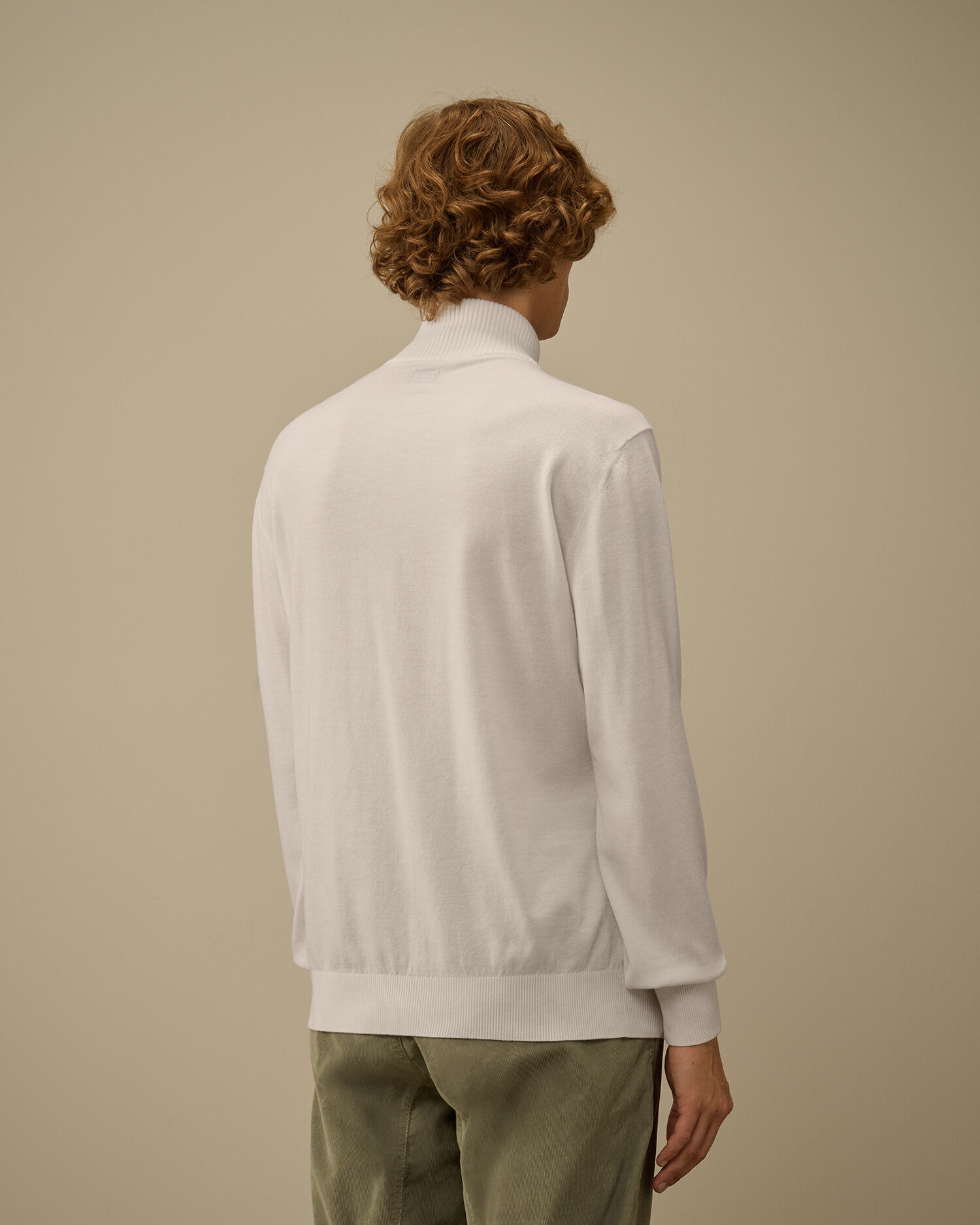 Extrafine Merino Wool Half Zip Sweater - 4