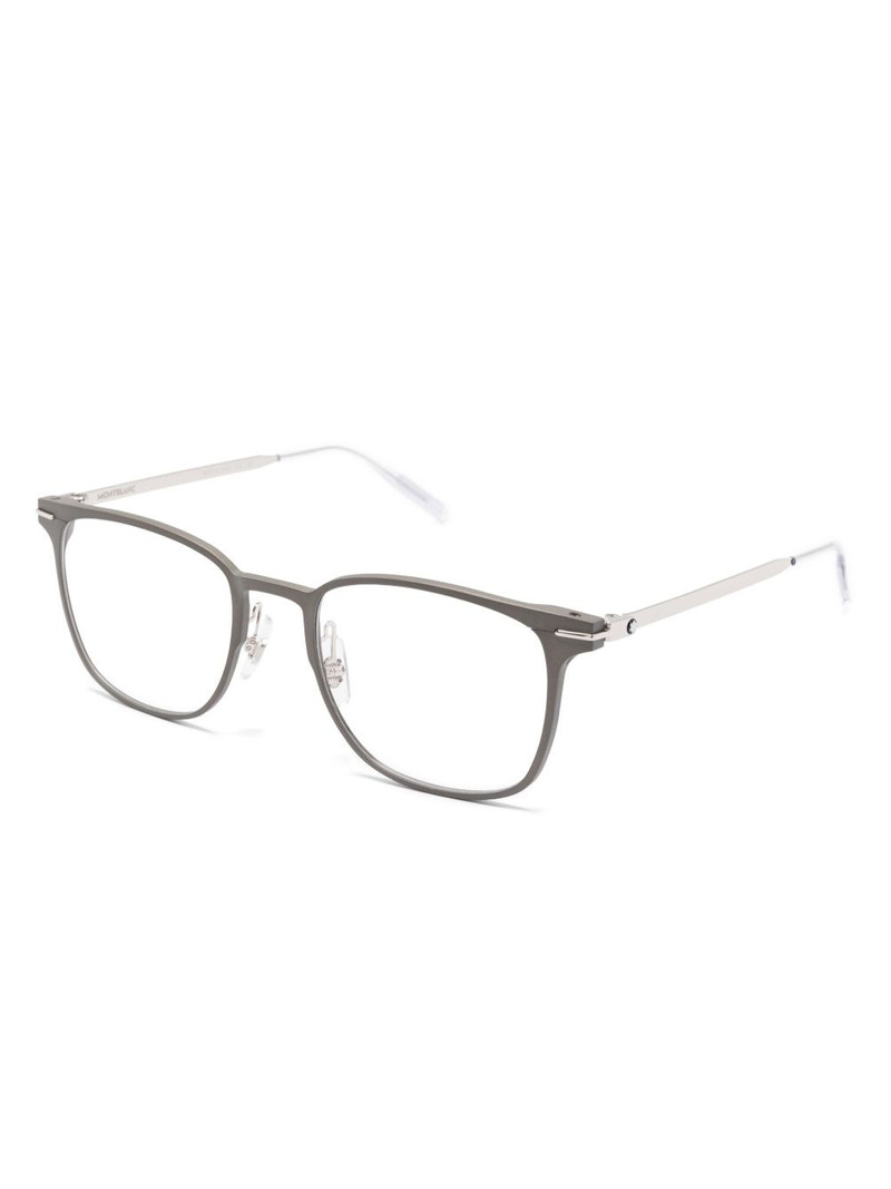 Montblanc square-frame glasses outlook