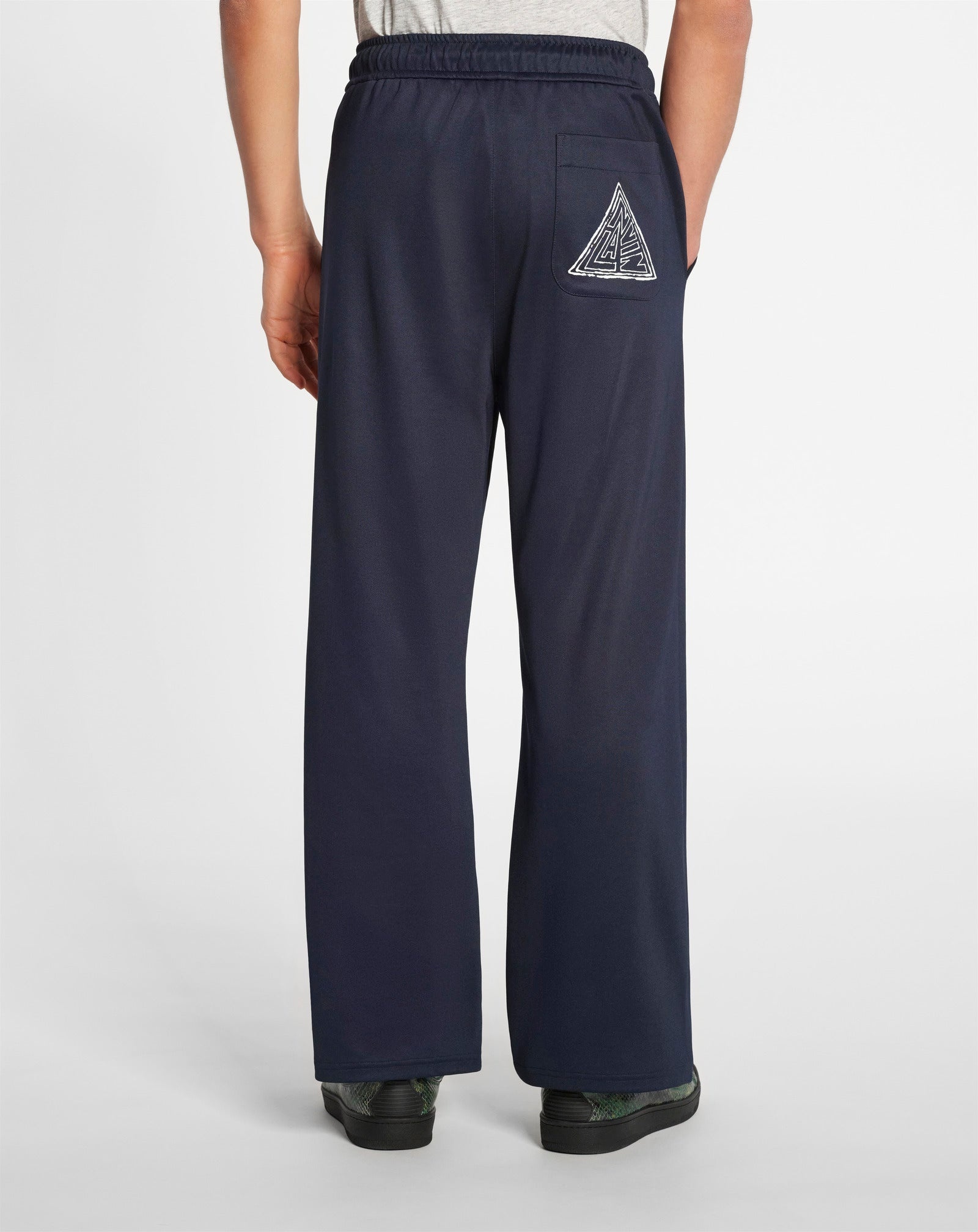 SWEATPANTS WITH PRINTED LANVIN TRIANGLE LOGO - 3