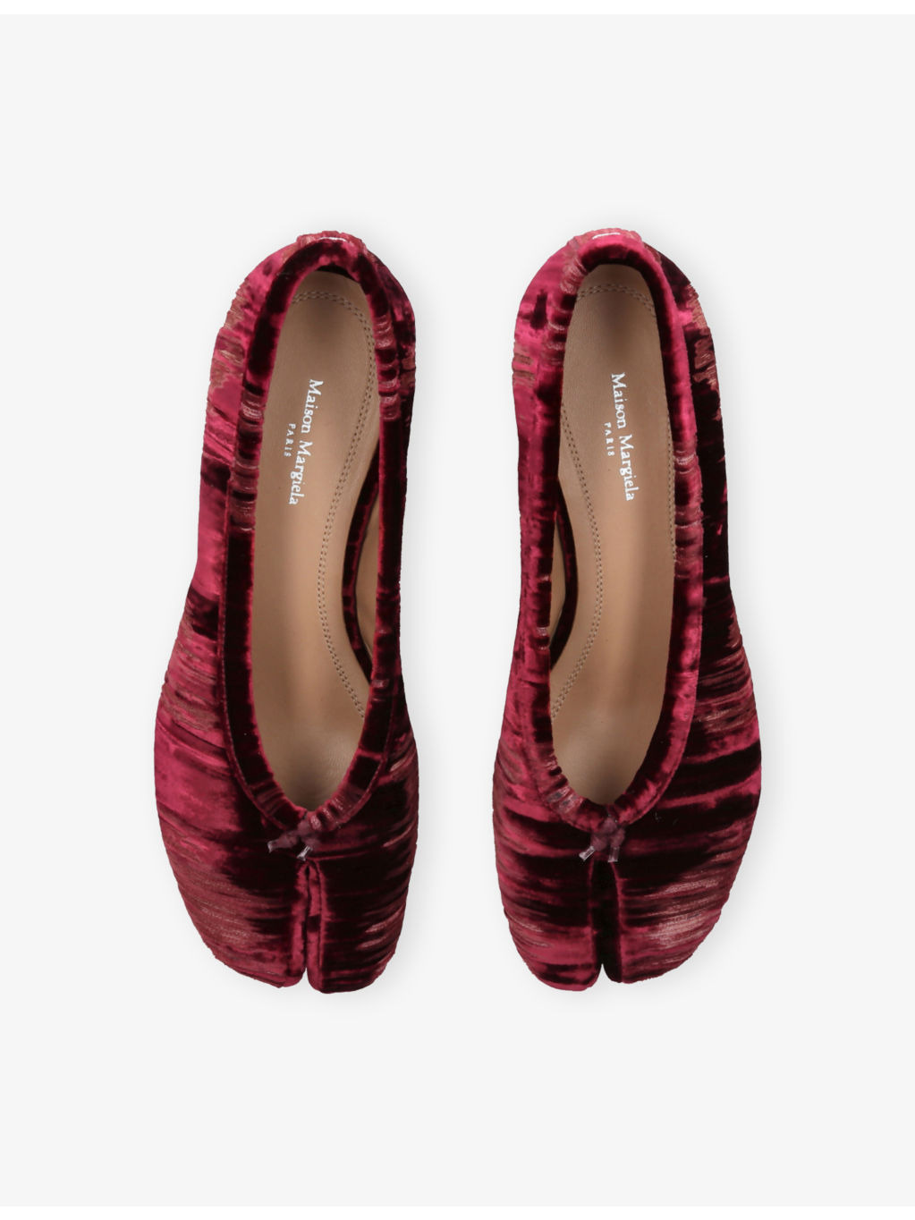 Tabi Velvet Ballet Pumps - 2