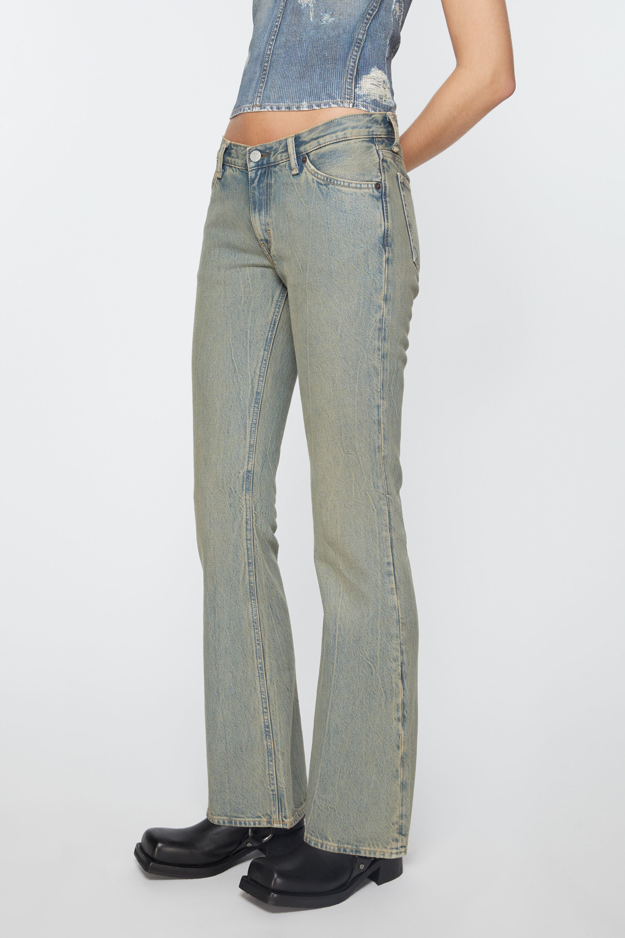 Slim fit jeans - 2005 - Blue/beige - 3