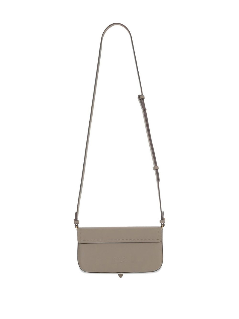 PINKO flap-closure leather shoulder bag outlook