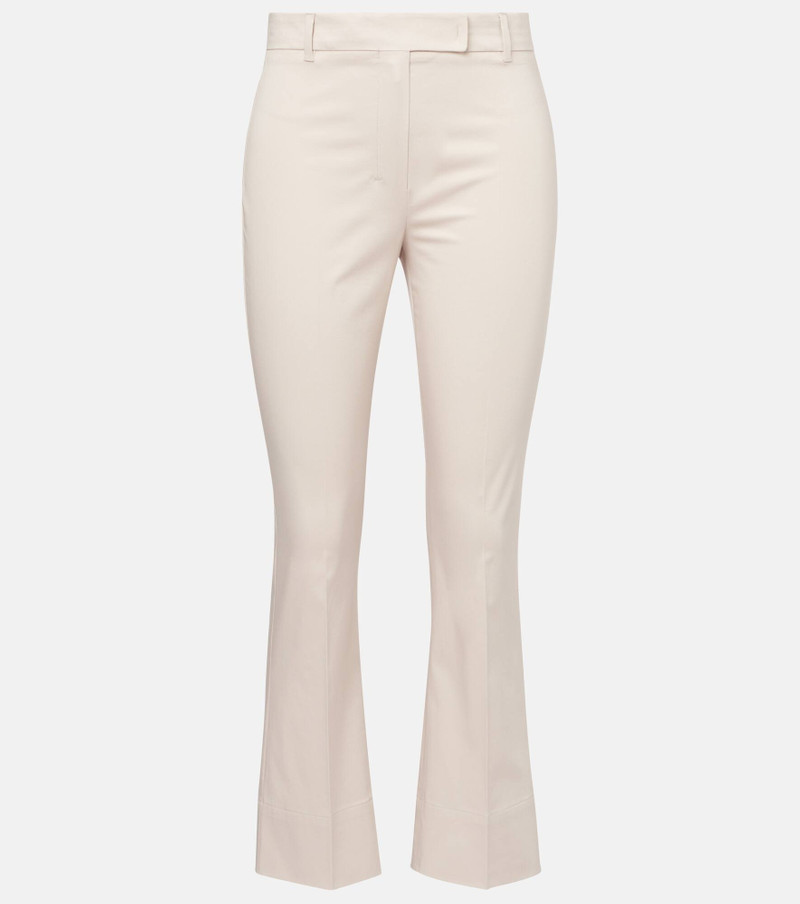 Felice cotton-blend wide-leg pants - 1
