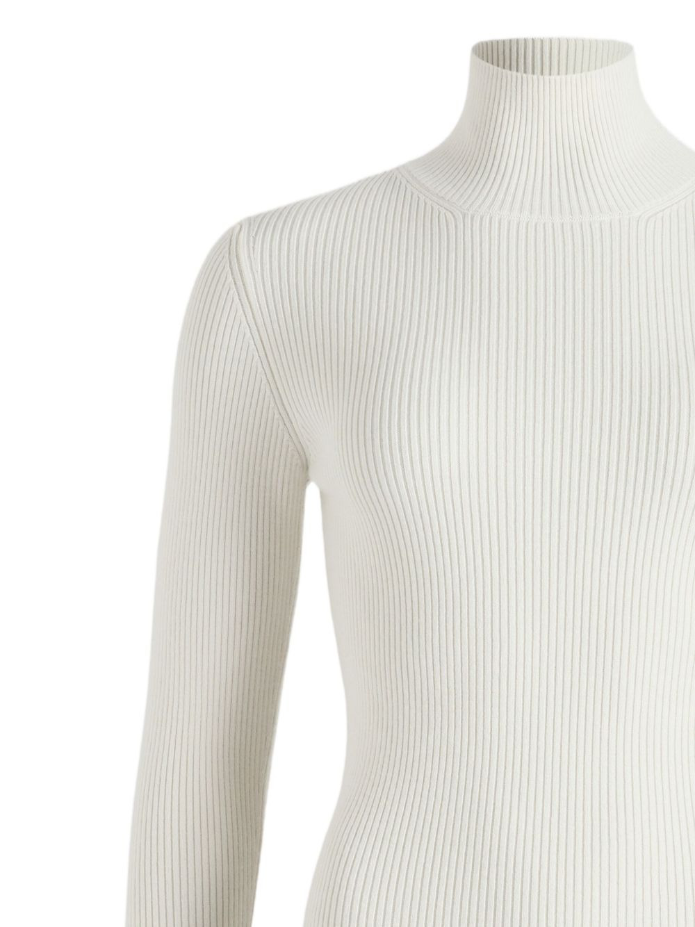 ribbed high-neck sweater - 2