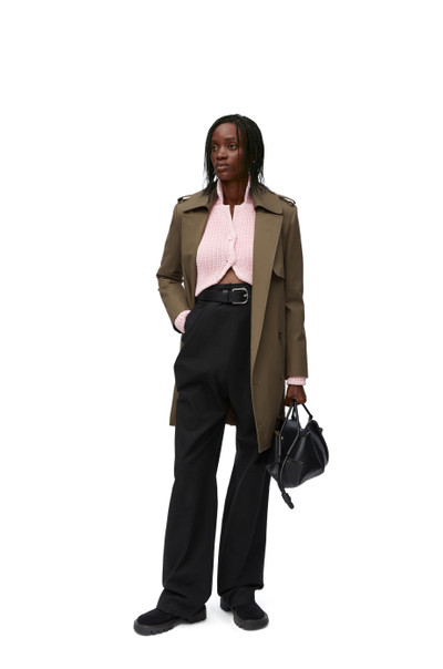 Loewe Trench coat in cotton outlook