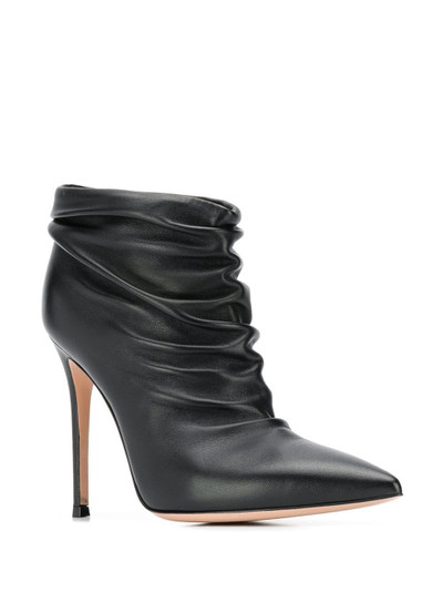 Gianvito Rossi ruched detail pumps outlook