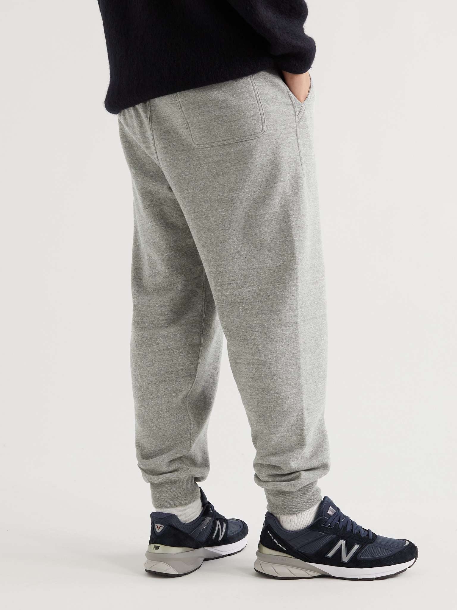 Cotton-Blend Jersey Sweatpants - 4