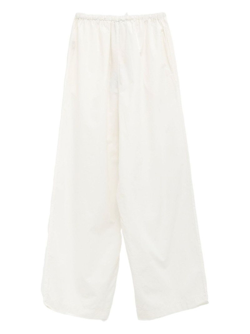 BASERANGE drawstring straight trousers outlook
