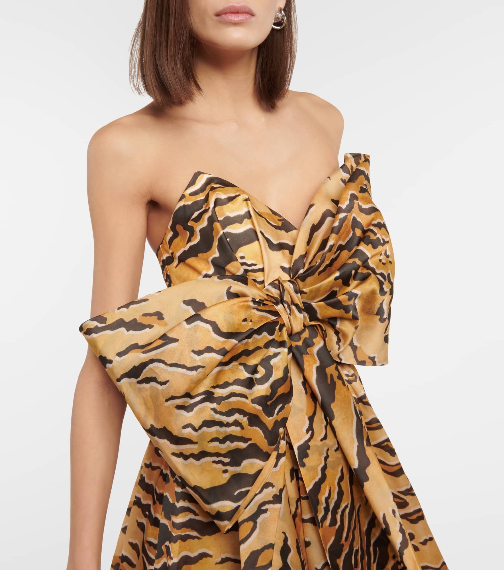Matchmaker animal-print silk maxi dress - 4