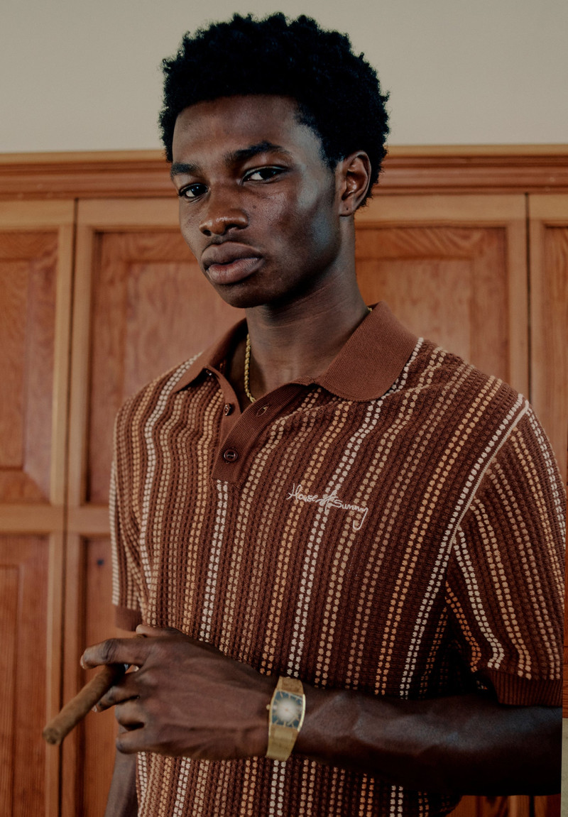 House of Sunny STRIPE KNITTED POLO outlook