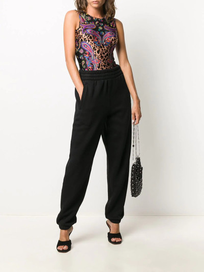 VERSACE JEANS COUTURE paisley-print sleeveless bodysuit outlook