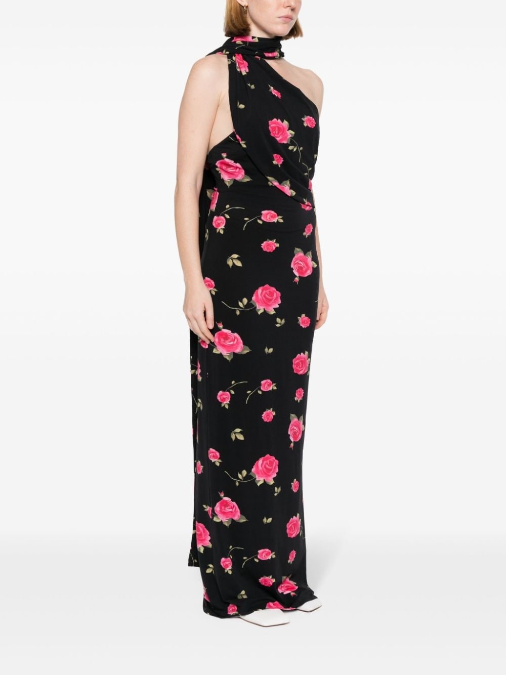 wrap maxi dress - 3