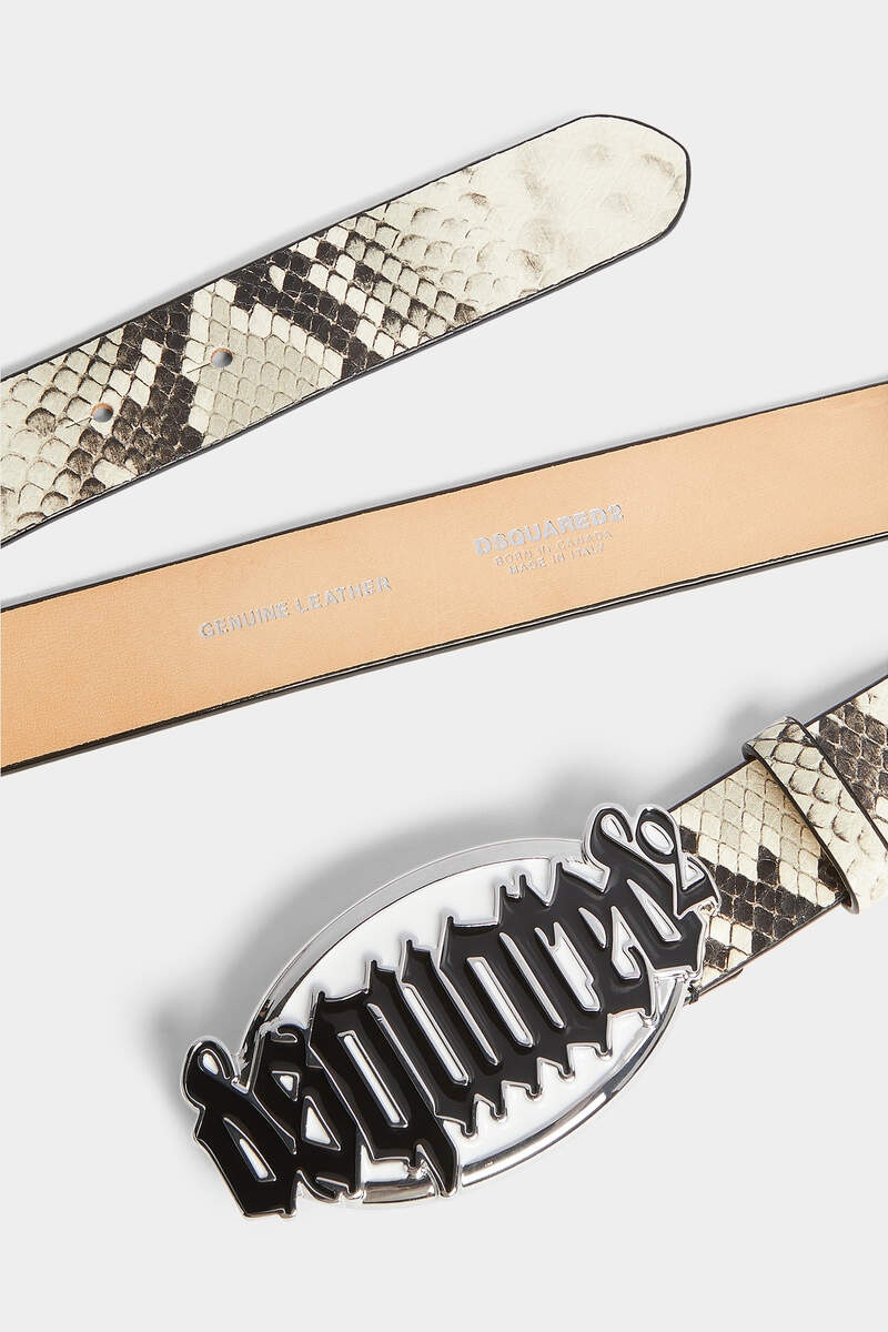 GOTHIC DSQUARED2 PLAQUE BELT 4