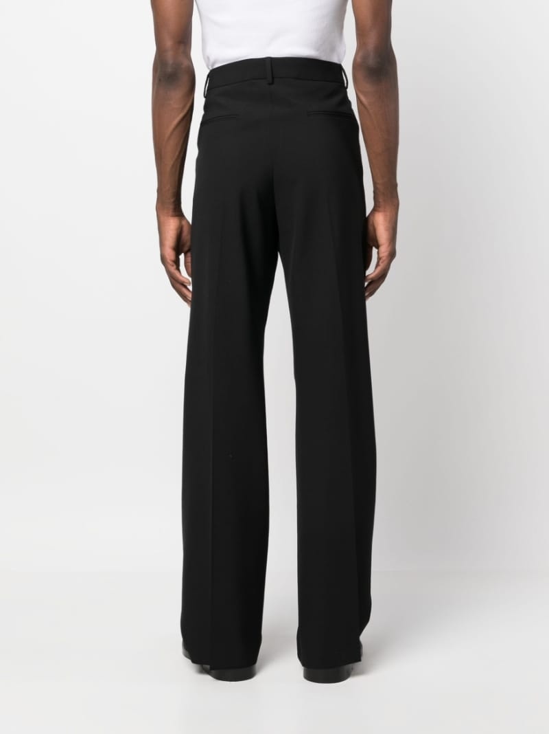 virgin wool tailored trousers - 4