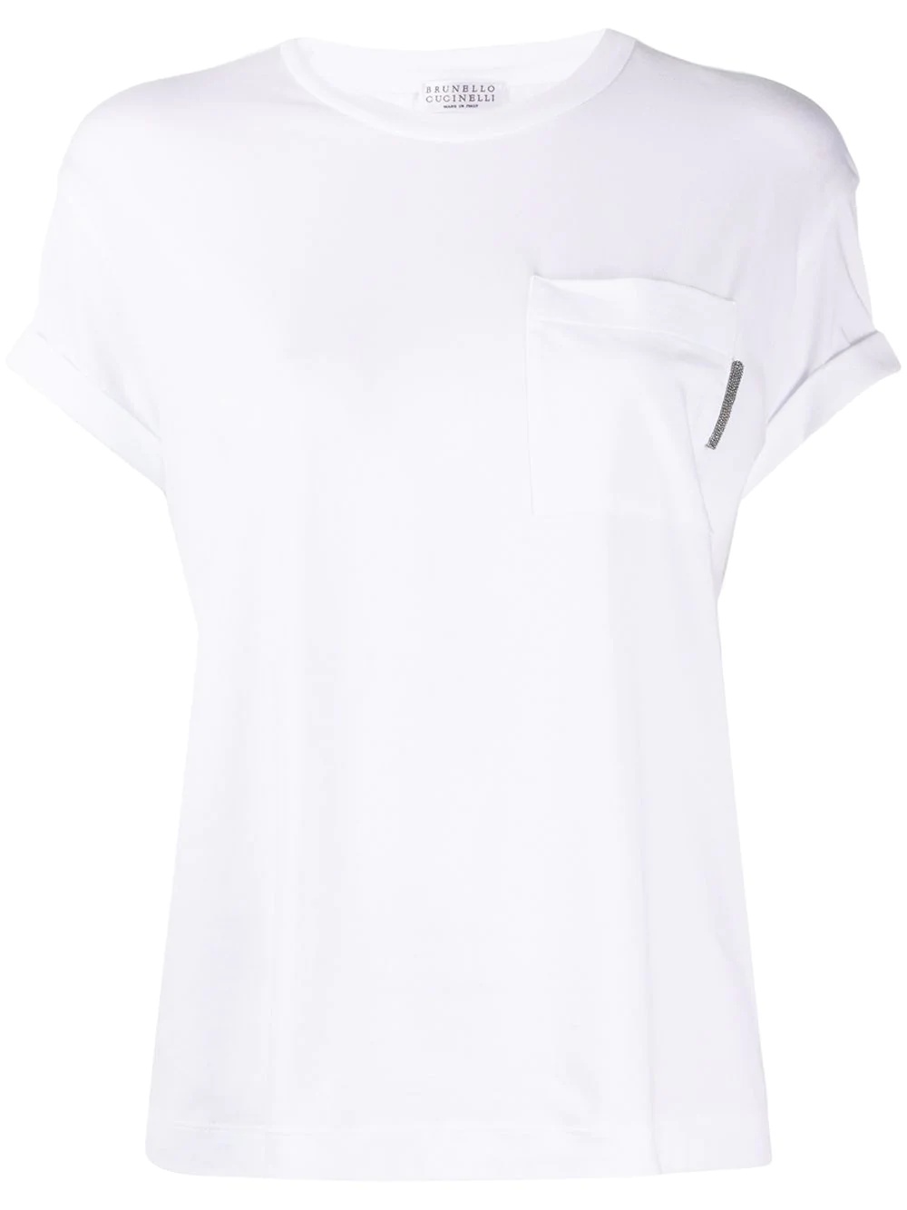 chest pocket T-shirt - 1