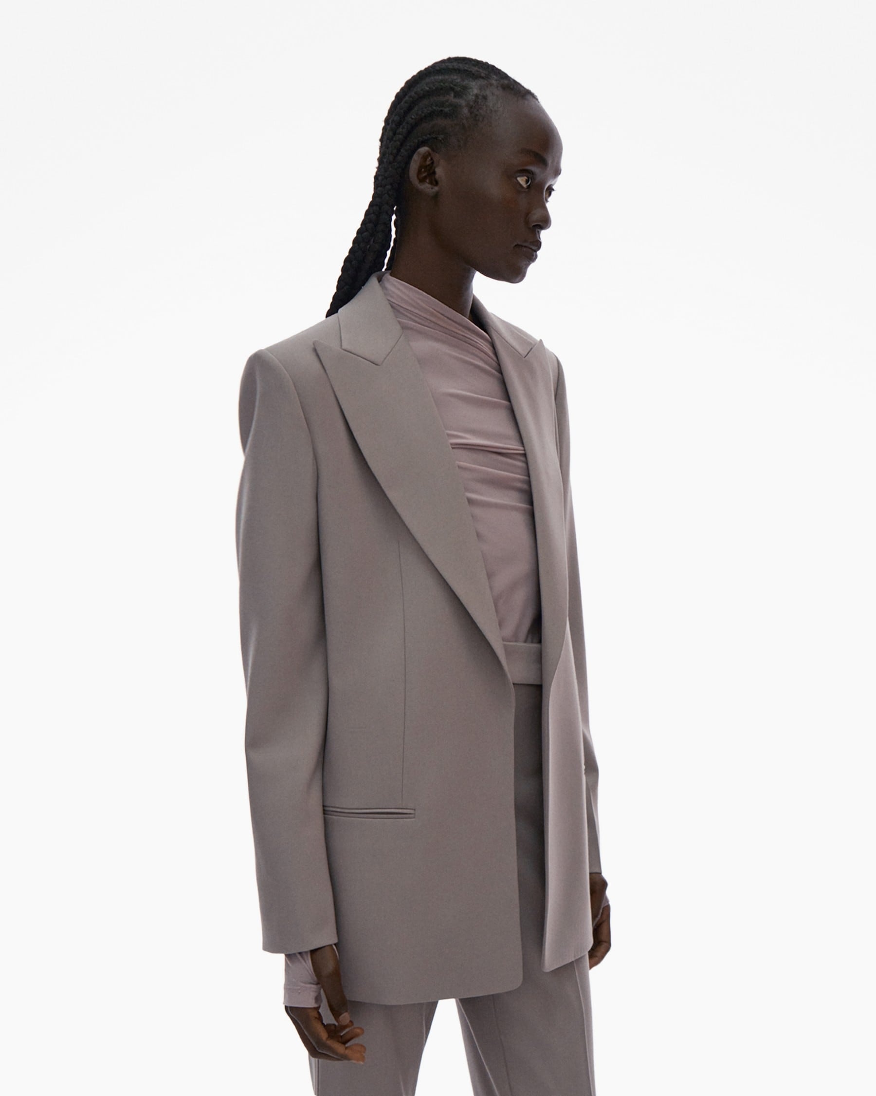 STRETCH WOOL BLAZER - 5