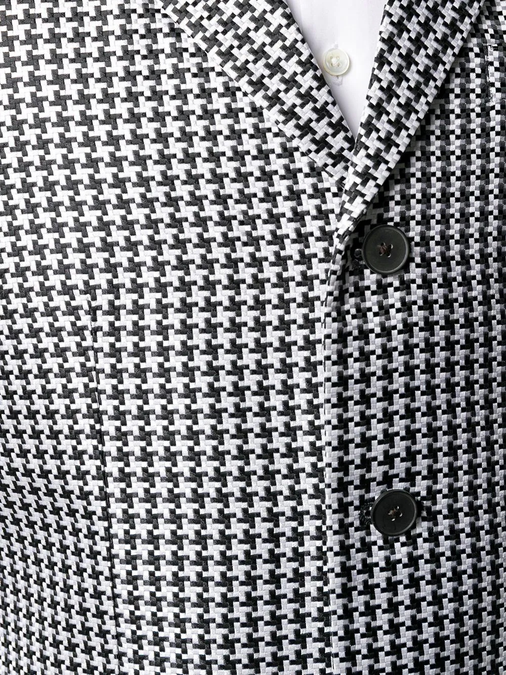 houndstooth button jacket - 5