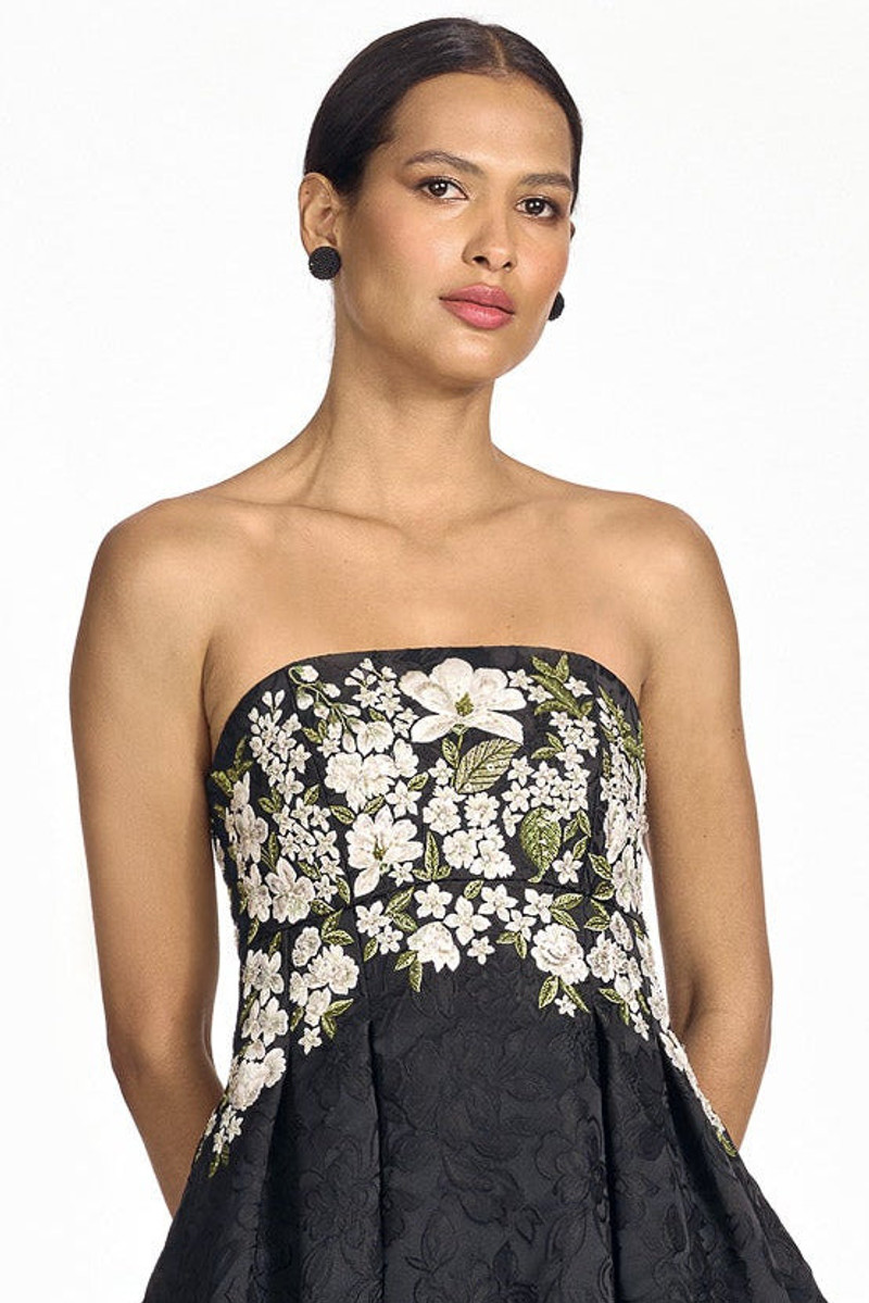 EMBROIDERED ASTRID GOWN - JET 4