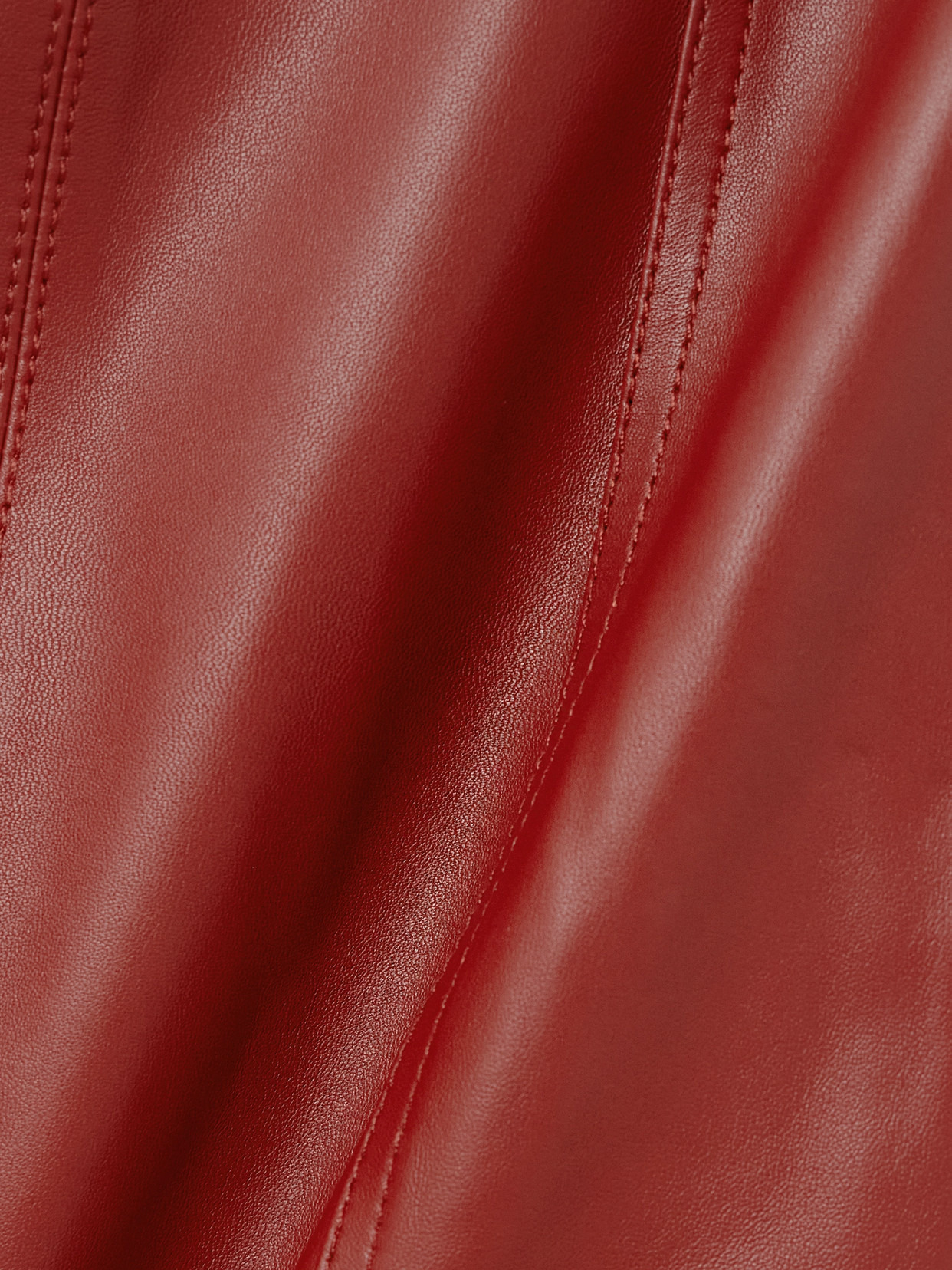 Kim Leather Mini Dress - 4