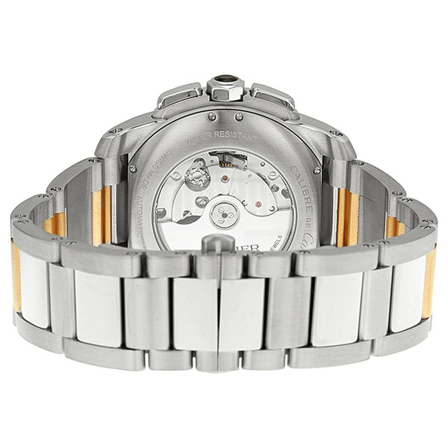 Cartier Calibre de Cartier Chronograph Automatic Silver Dial Men's Watch W7100042 - 3