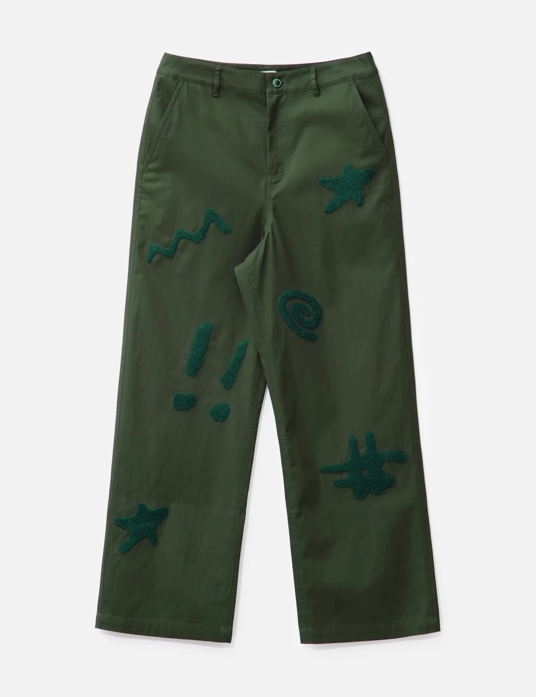 CHENILLE SYMBOLS FOUR POCKET PANT - 1
