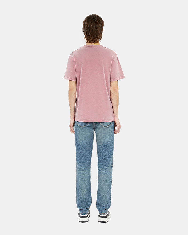 LIGHT PINK T-SHIRT WITH SILVERLAKE SERIGRAPHY 5
