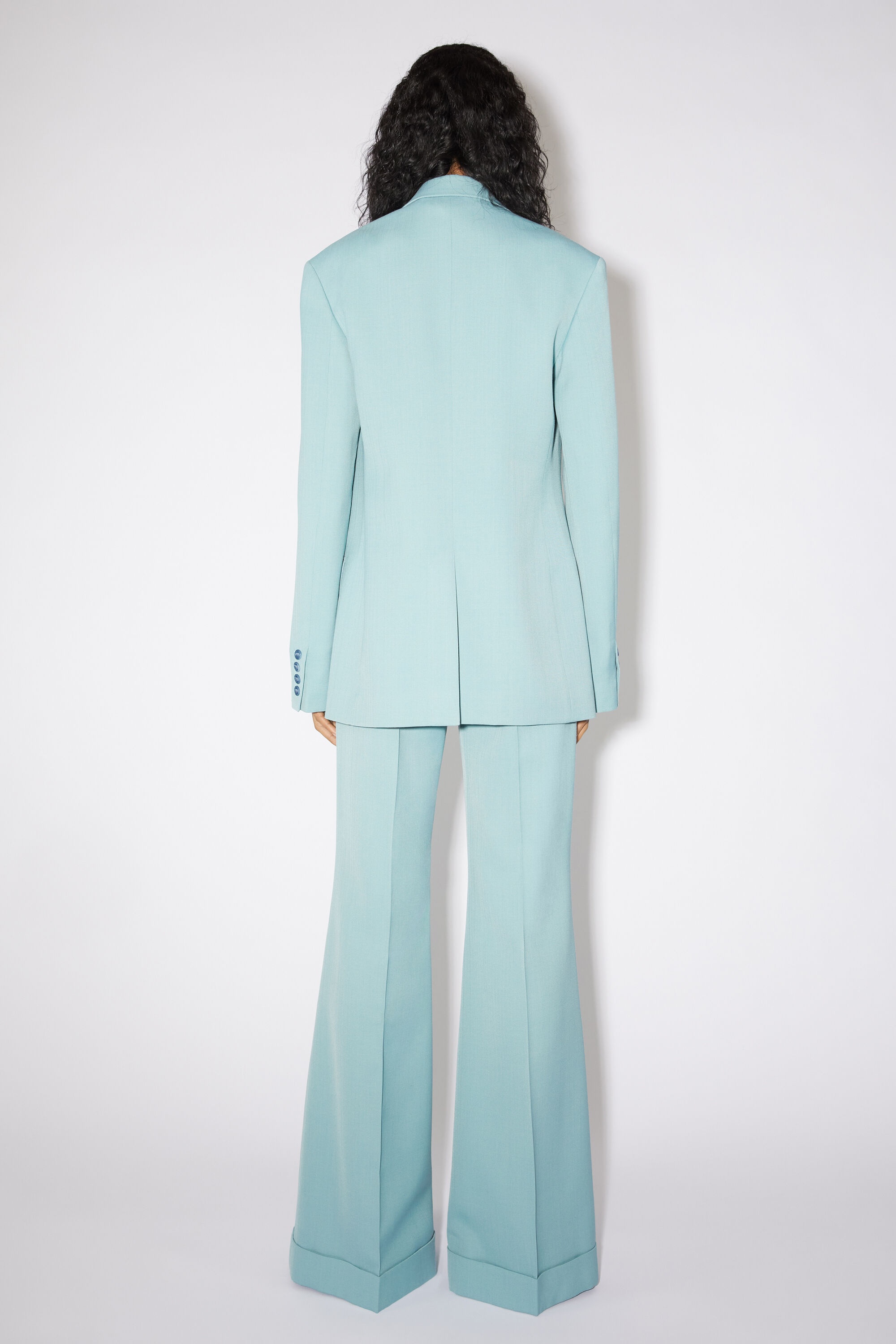 Regular fit suit jacket - Aqua blue - 3