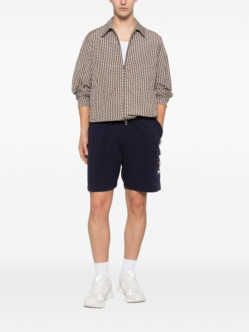 Moschino logo-print track shorts outlook