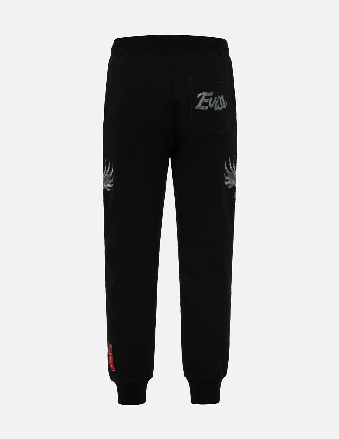 TONE-ON-TONE EAGLE EMBROIDERY SWEATPANTS - 1