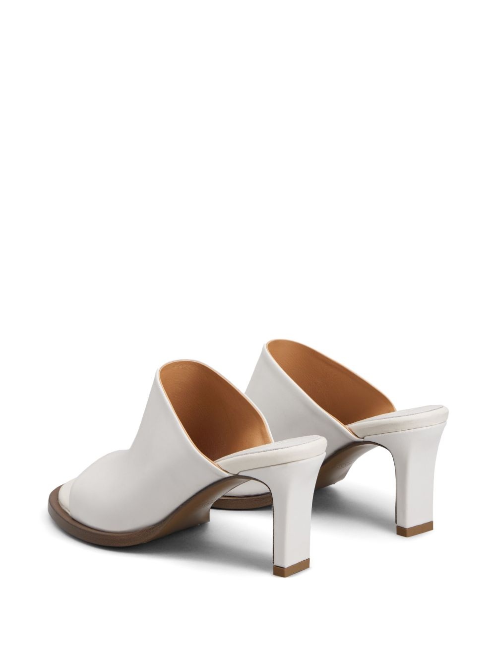 75mm leather mules - 3