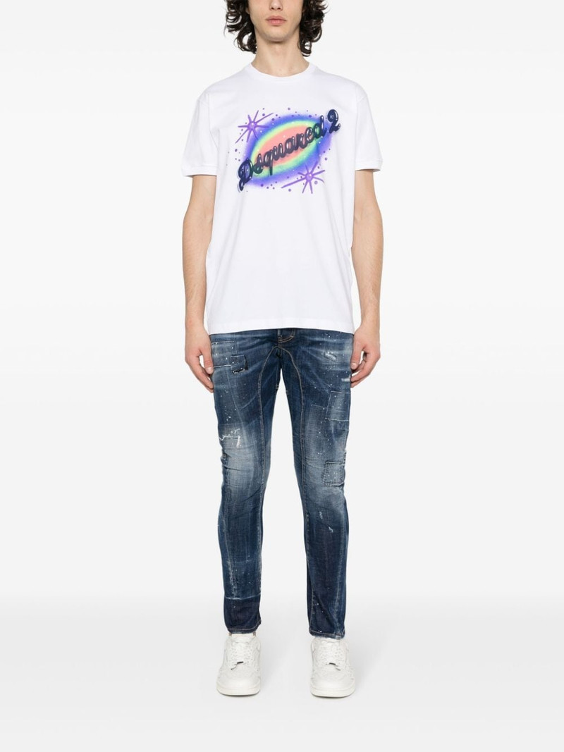 DSQUARED2 logo-print cotton T-shirt outlook