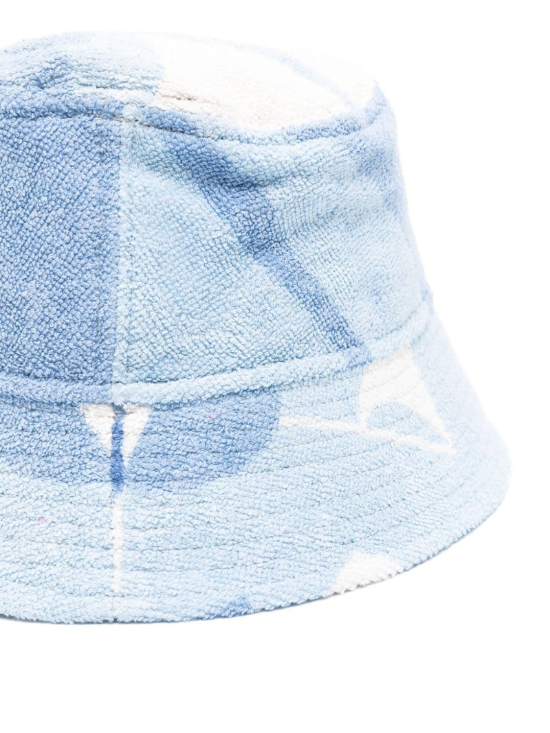 Marine Serre regenerated-towels bucket hat outlook