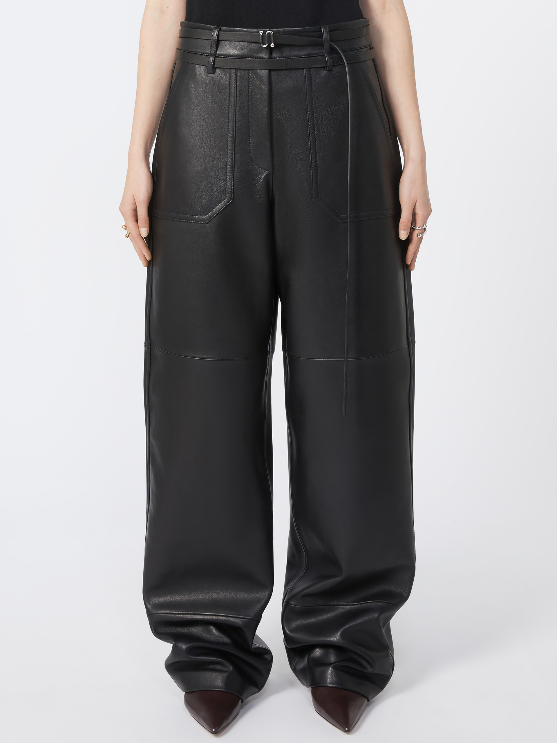 GARBO Nappa leather trousers - 3