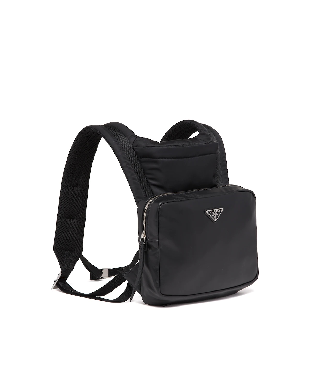 Leather backpack with hood - 2