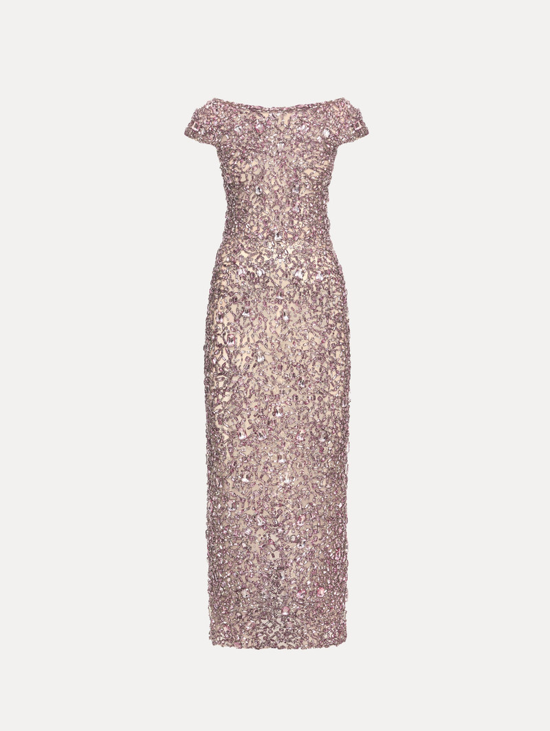 MOSAIC CRYSTAL EMBROIDERED GOWN 1