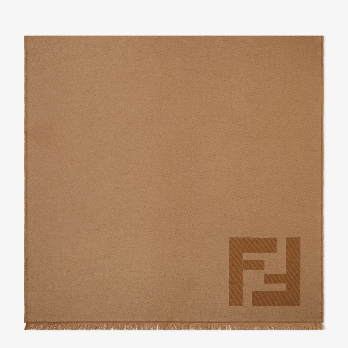 Scarf Beige wool scarf - 1