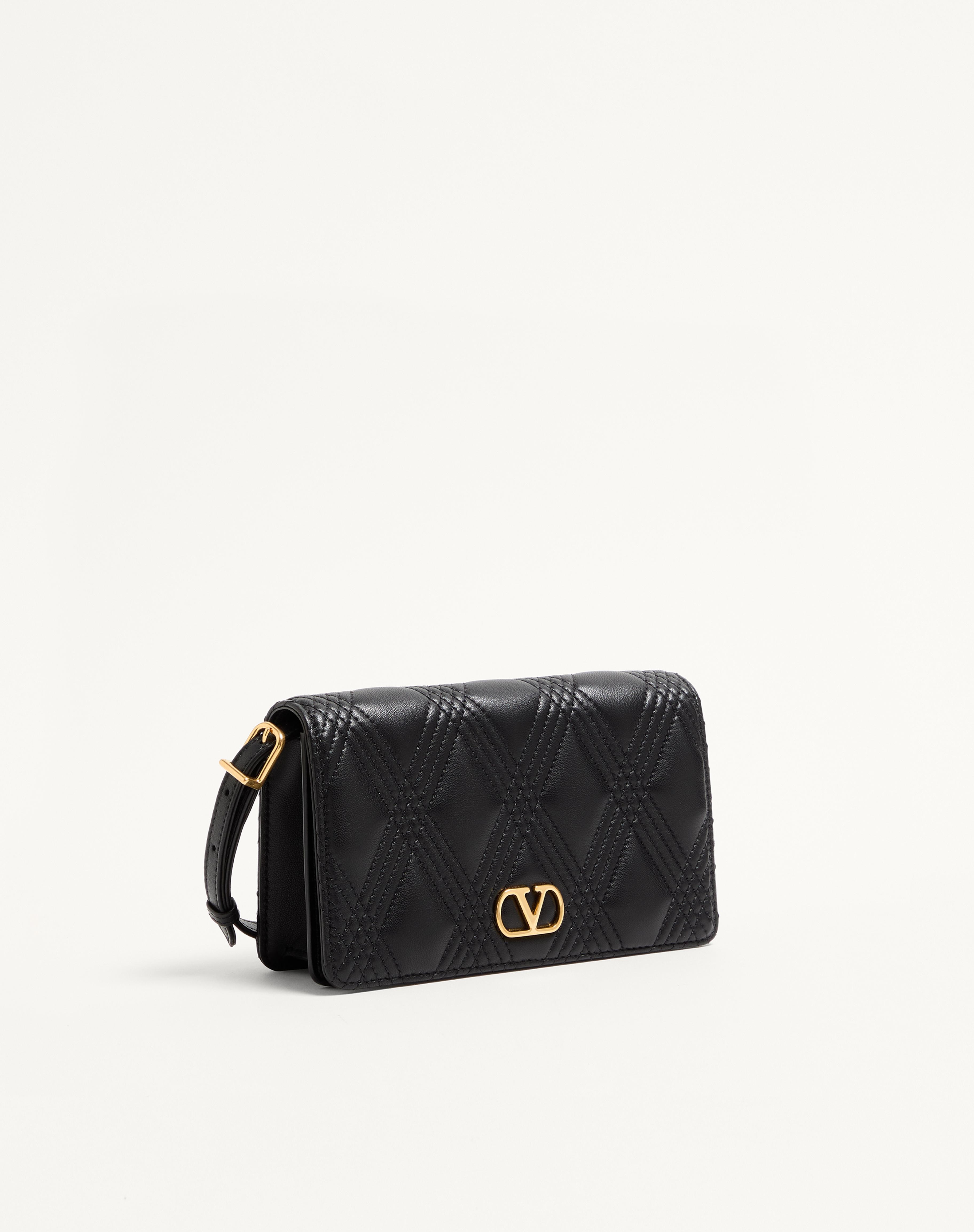 VALENTINO GARAVANI QUILTIE 67 MINI SHOULDER BAG IN QUILTED NAPPA LEATHER - 2