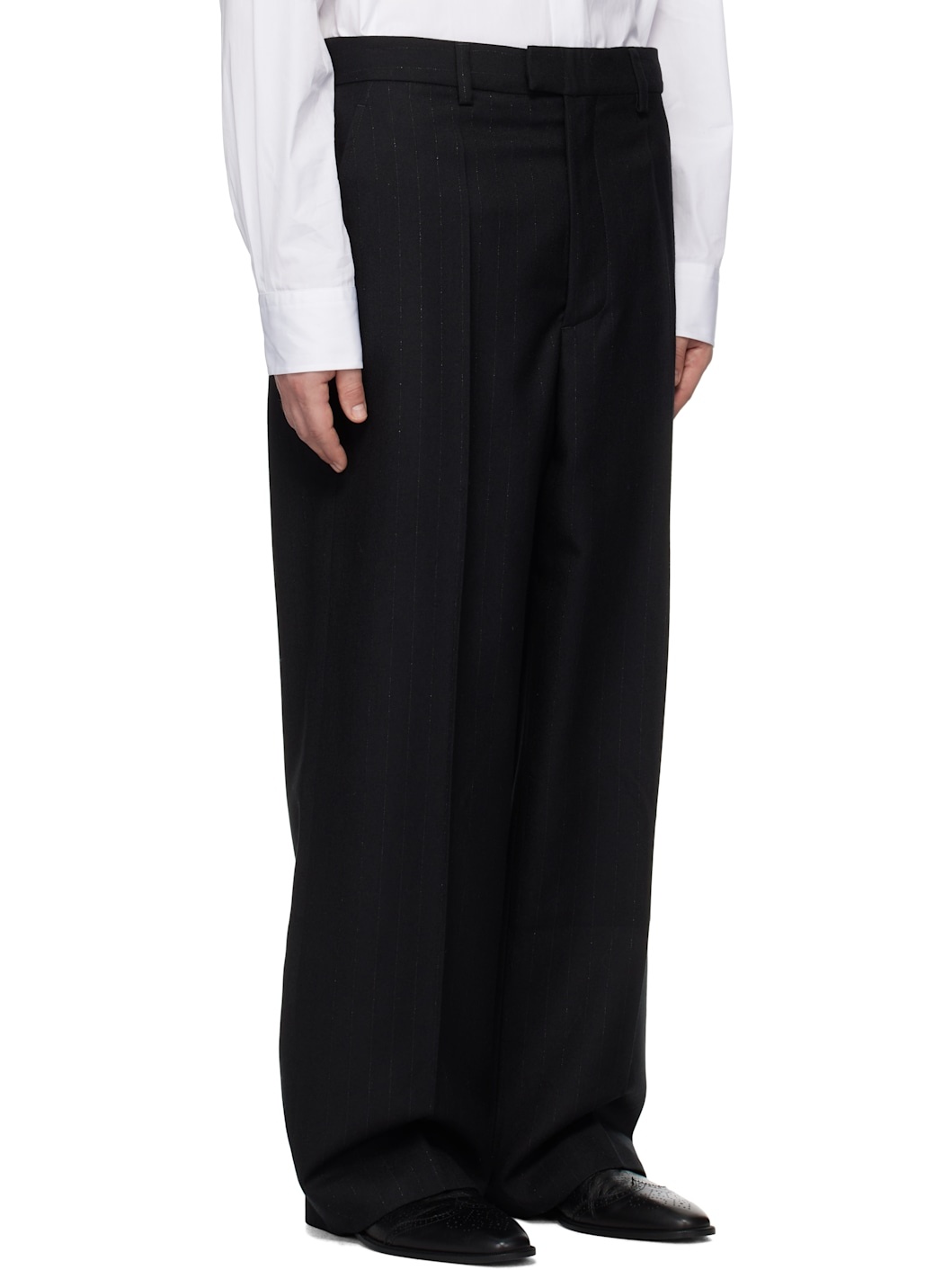 Black Evening Tailored Pants - 2