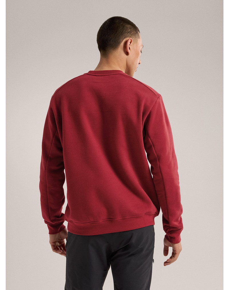 Emblem Fleece Crew Neck Pullover 5