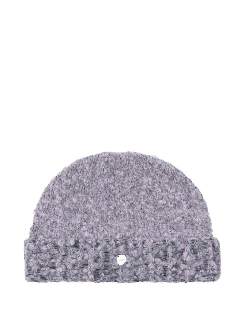 ribbed-knit beanie hat 1