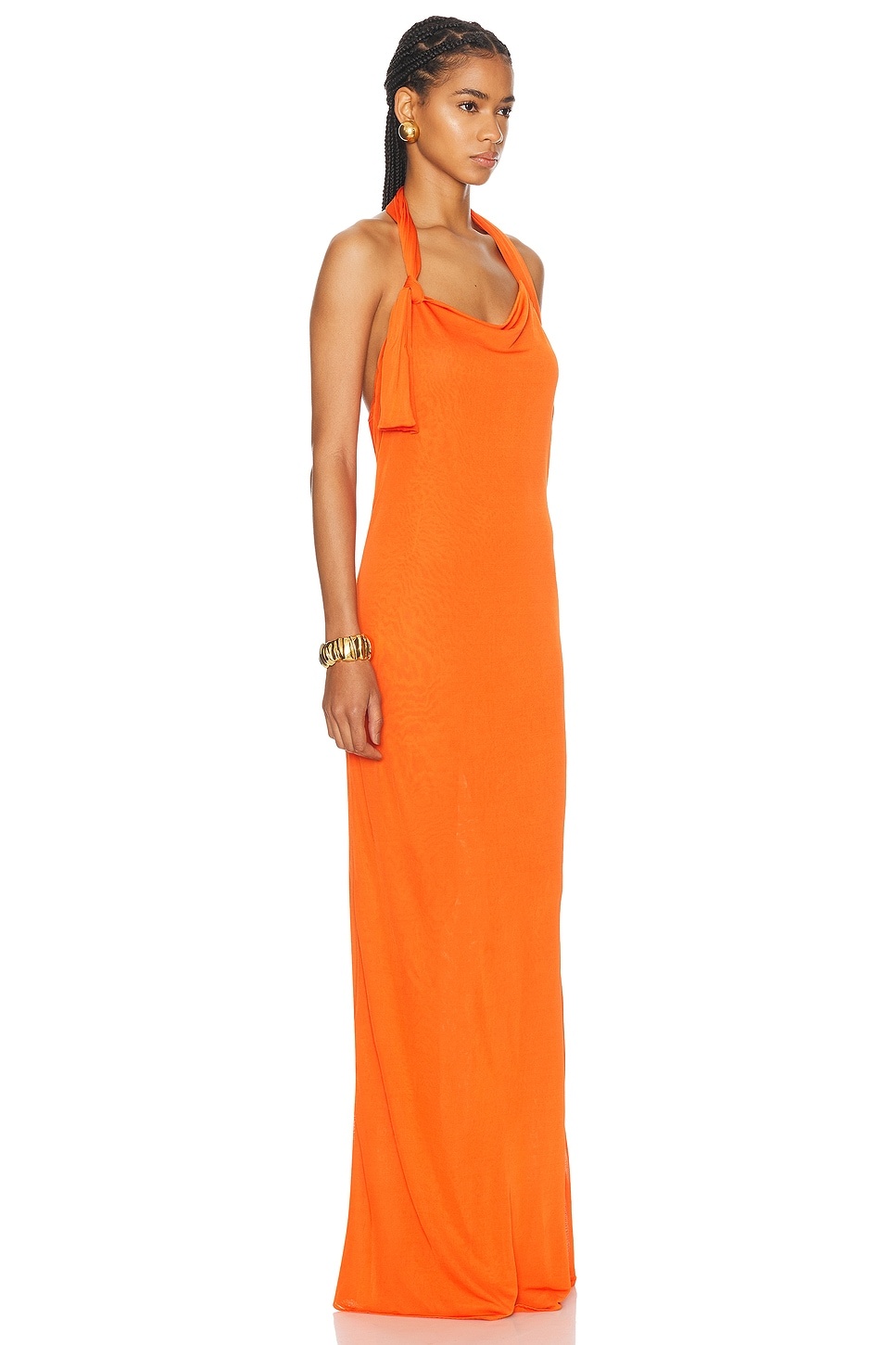 Jersey Halterneck Dress - 3