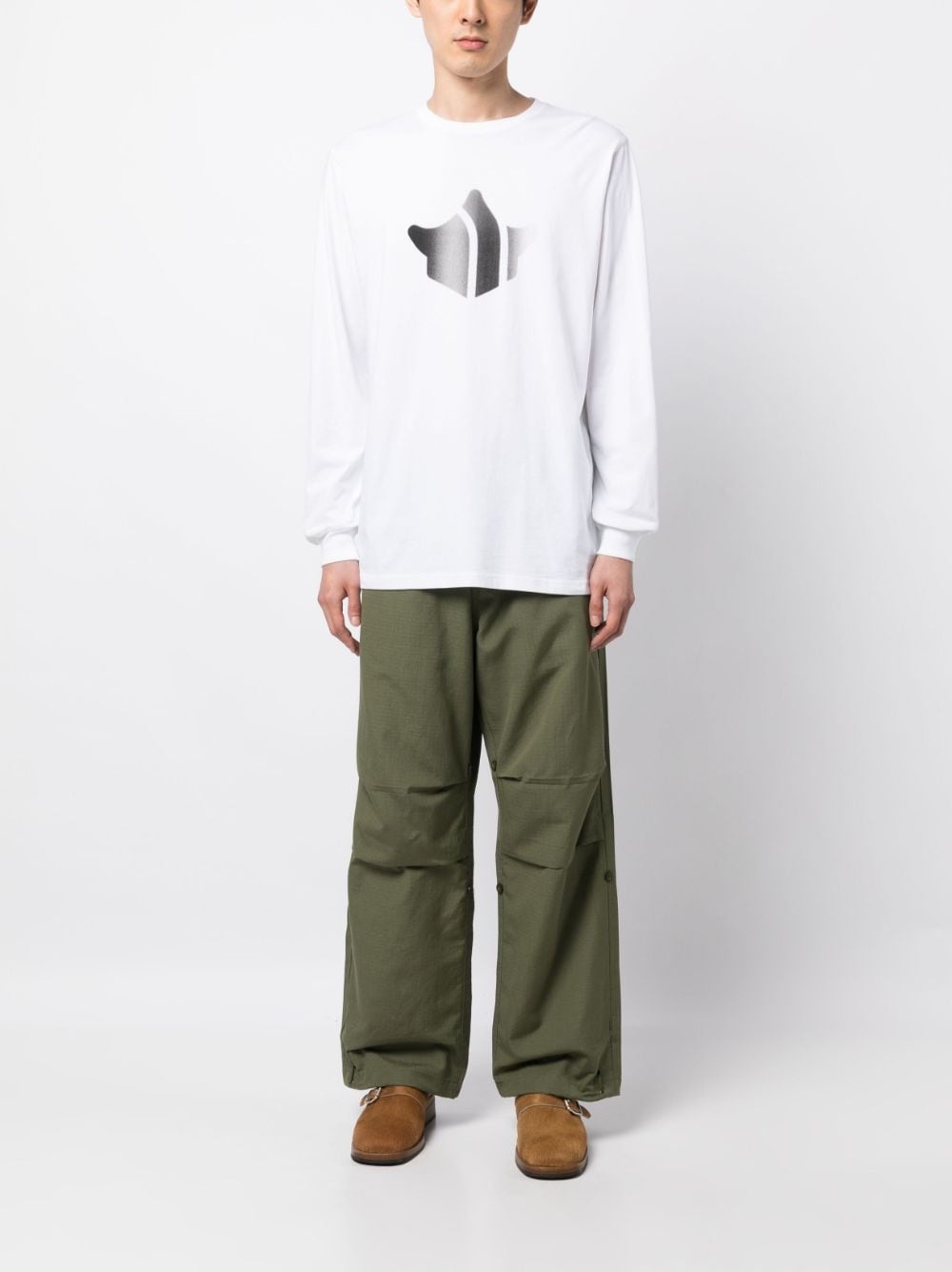 POINTILLIST TEMPLE COTTON TOP - 3