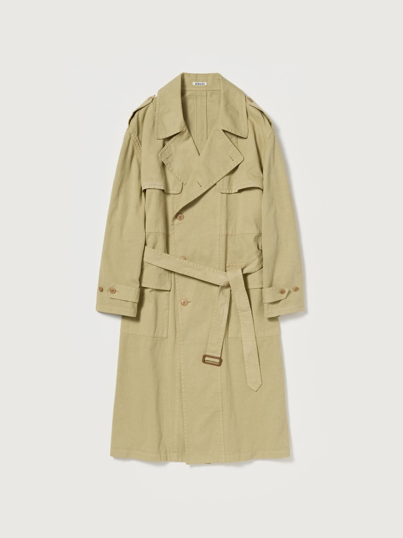 GARMENT-DYED TEXTURED CHINO COAT 1