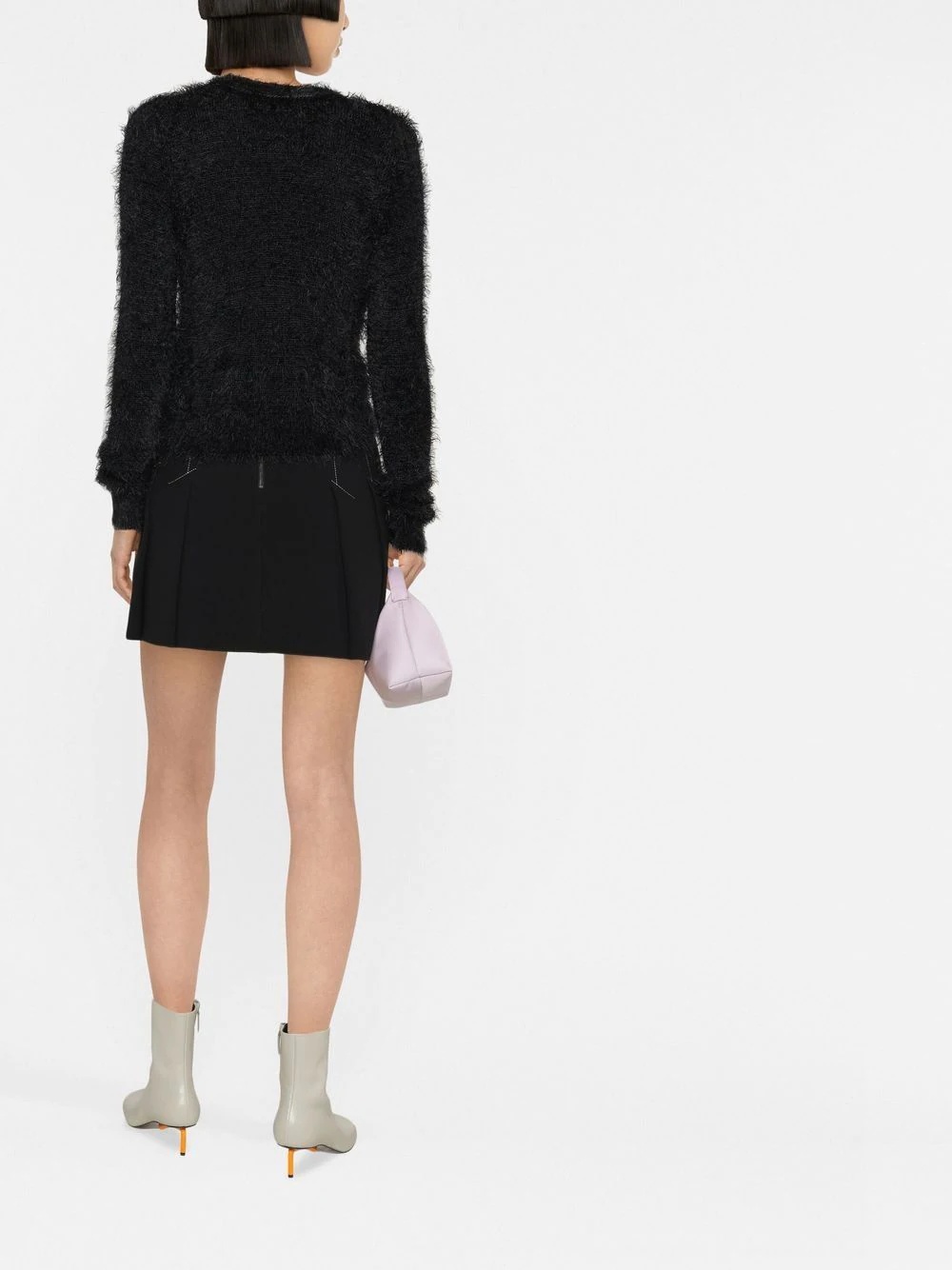 long-sleeve knitted cardigan - 4