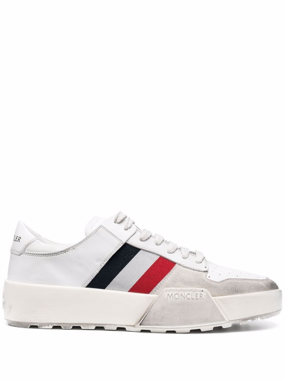 logo-stripe low-top sneakers - 1