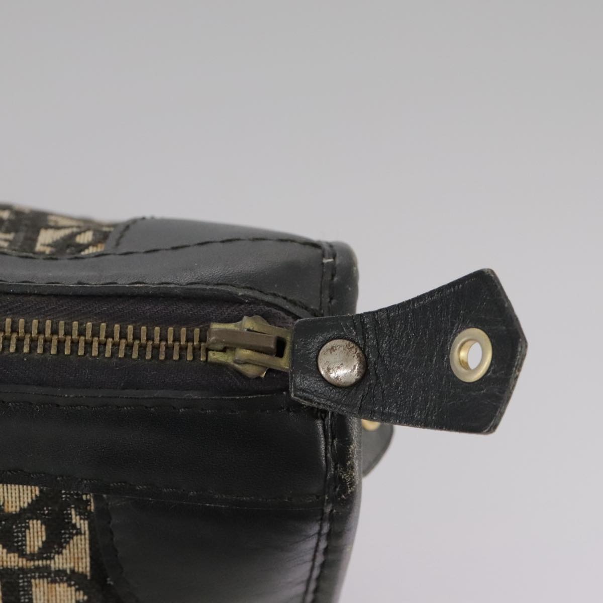 DIOR Trotter Canvas Hand Bag Navy - 10
